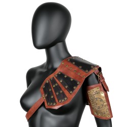 pu body chest harness shoulder armor arm